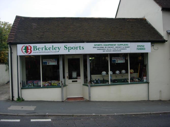 Berkeley Sports has been based in Upper Hale Road for the past 25 years