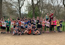 Mini marathon no problem for runners from Amery Hill School in Alton