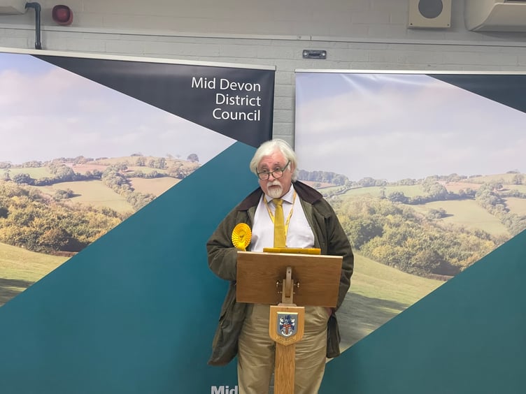 Steve Keable was elected as the councillor for Taw Vale.