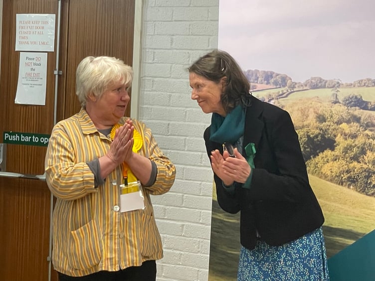 In the Canonsleigh ward, LibDem Jane Lock and Green Gill Westcott were the victors.