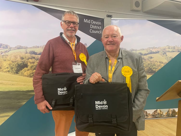 John Downes and Jim Cairney were re-elected to Crediton Boniface.