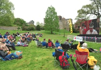 PICTURE SPECIAL: 900 at Coronation day screening at Powderham Castle