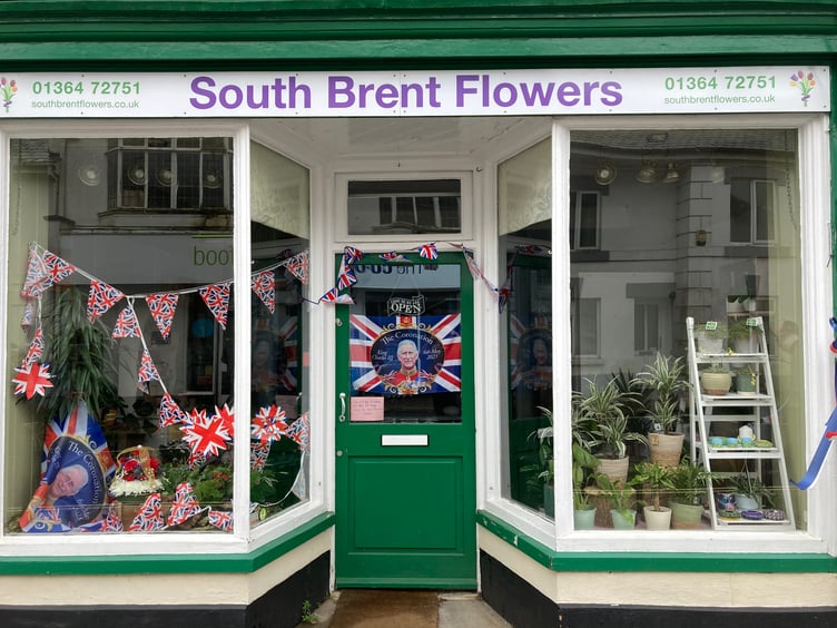 South Brent Flowers celebrates the Coronation