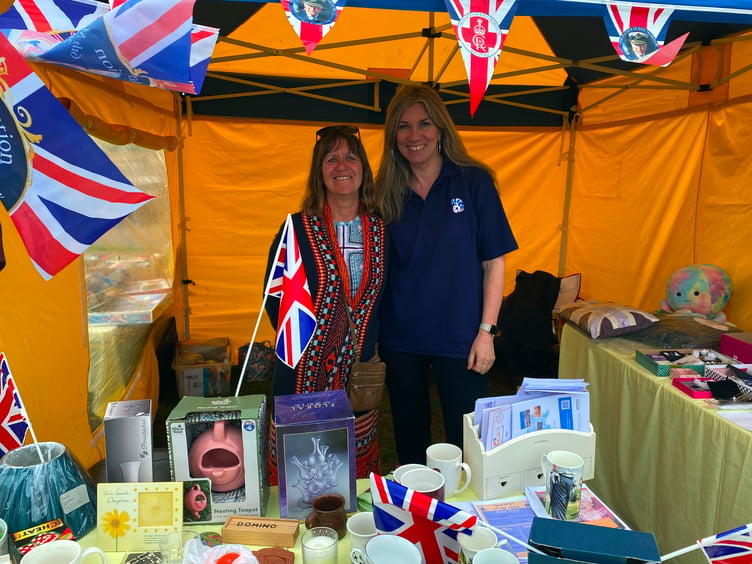 Jackie O'Brien, manager at the Alice Cross Centre, and support worker Sue Yates, were on hand to provide refreshments and information about the tremendous work carried out at the centre during the two day event on The Den. Picture: Nick Knight 7-5-23