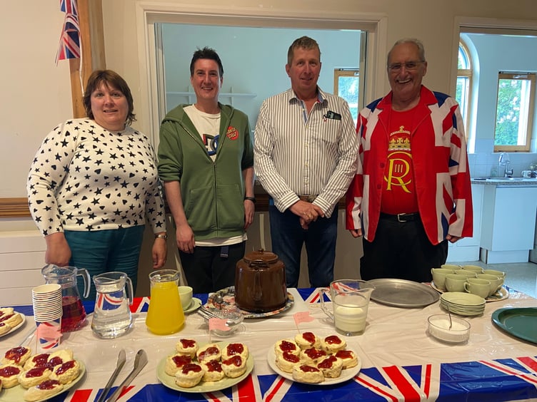 Left to right: Maria Cooper, Stuart Norris, Martin Littlejohns and Brian Wood