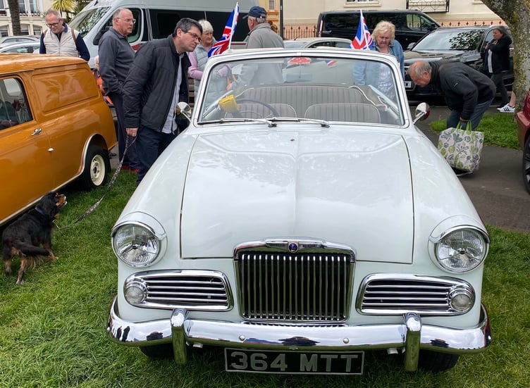 This Sunbeam Rapier was one of the many vintage, veteran and classic shows that sparkled and shone at the King Charles III Coronation Weekend on The Den in Teignmouth.Picture: Nick Knight (7-5-23)