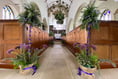 Church bursting with floral colour and scent for Coronation