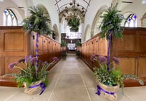 Church bursting with floral colour and scent for Coronation