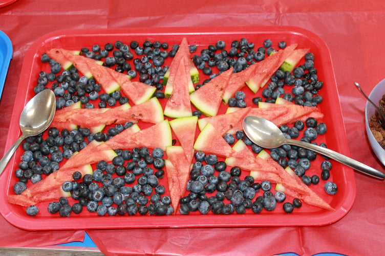 Harbertonford Primary’s healthy union flag