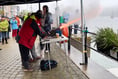 Dartmouth fires a 21 Gun Salute for the King's Coronation