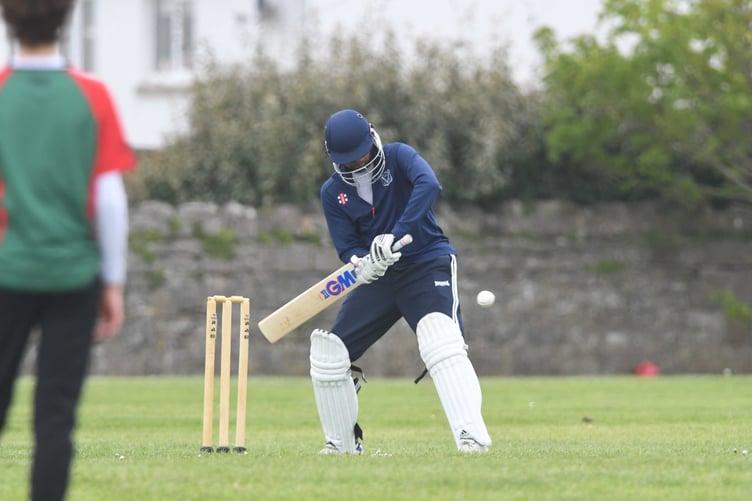Shibu Augustian led the scoring for Valkyres with a return of 40 runs from 63 balls at the weekend (DK230506 (37))