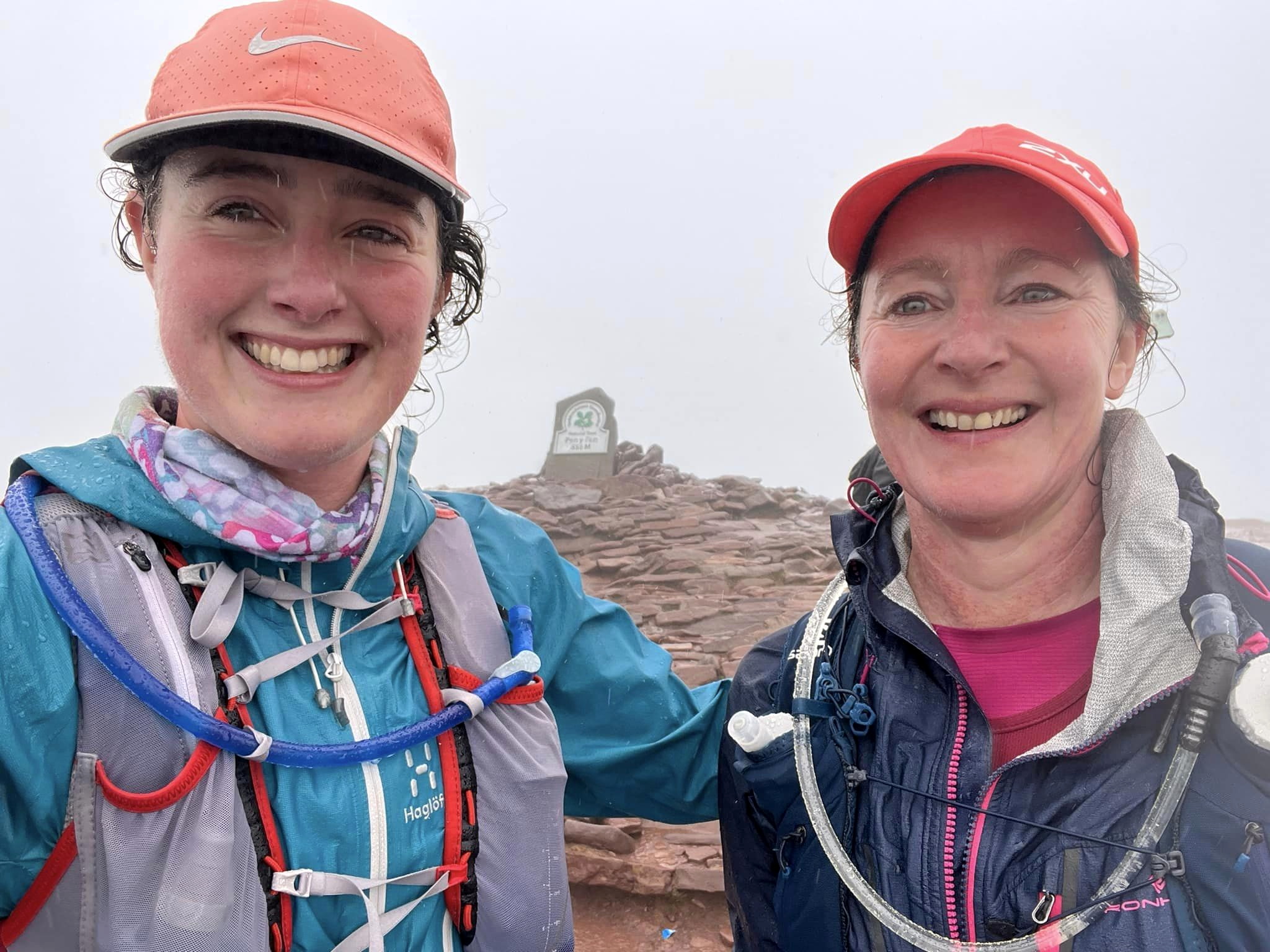 CLOCKWISE FROM ABOVE: Sarah, left, and Molly Marvin after the Brecon Beacons Trail Challenge; Claudine Benstead and Kate Wilson in Exwick; Molly and Sarah Marvin at the peak of the Beacons; The ORC awards winners.