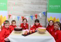 Badshot Lea Village Infant School pupils put coronation cakes to test
