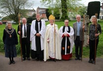 Bishop spoke at Crediton Commemorative Service to mark the Coronation
