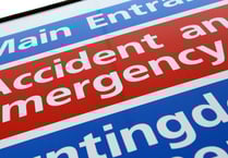 Drop in visits to A&E at the Royal Surrey County Hospital last month