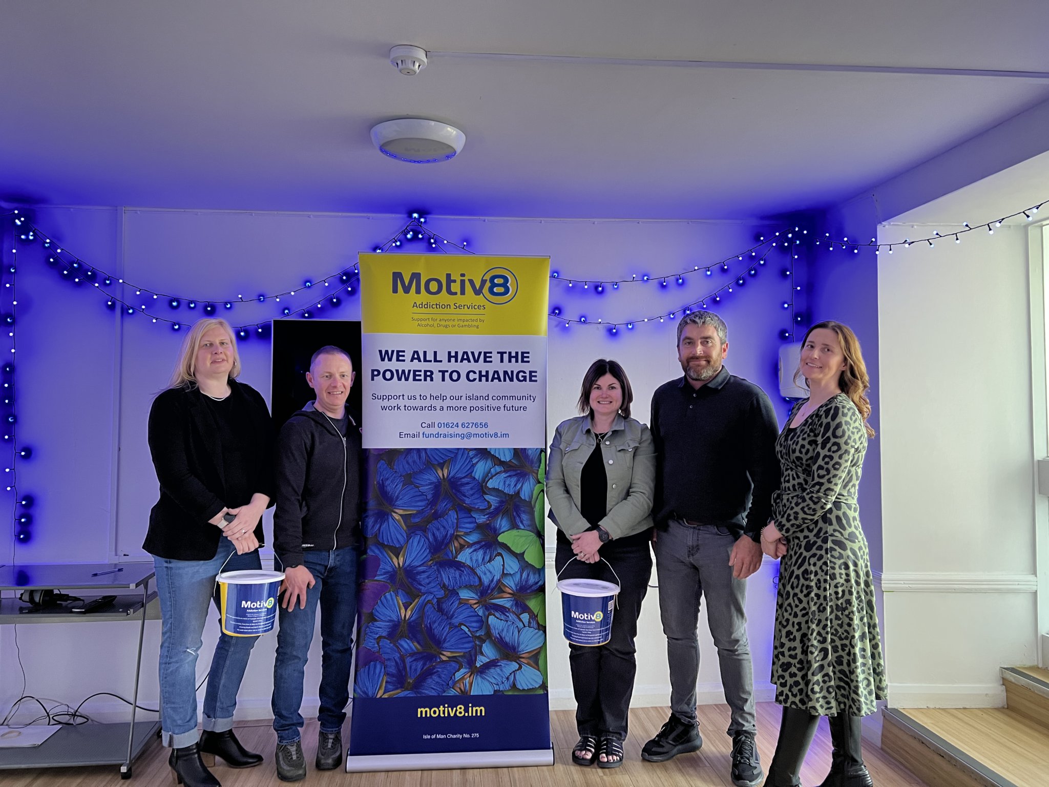 Dominique Newburn, Rob Moneta, Charlene Moneta, Mark Cromwell and Nicola Browne