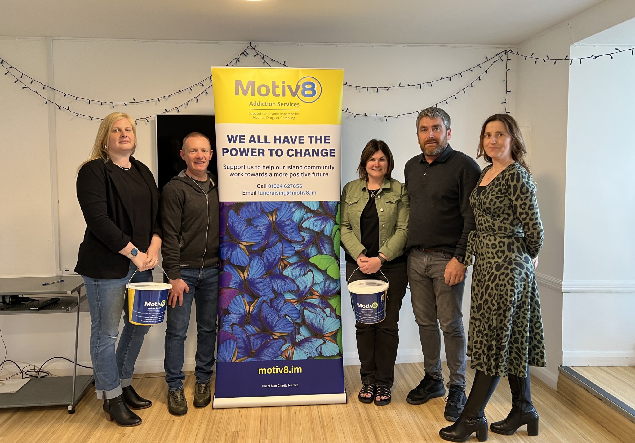 Dominique Newburn, Rob Moneta, Charlene Moneta, Mark Cromwell and Nicola Browne