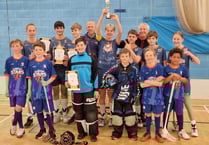 Farnham under-16 Fireballs seal youth floorball league title in style