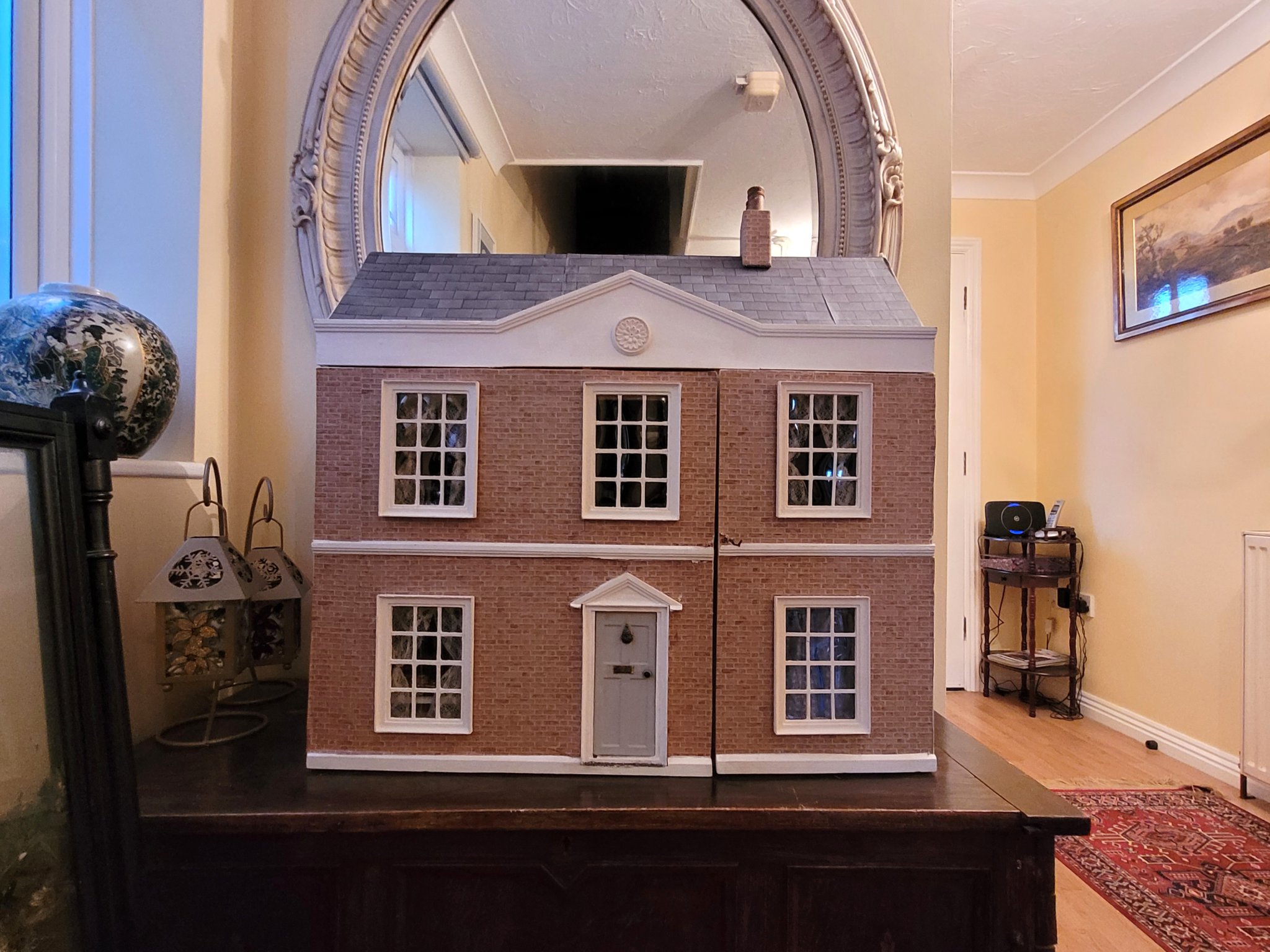 <p>Hazel Greenwood's original dolls house</p>