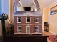 <p>Hazel Greenwood's original dolls house</p>