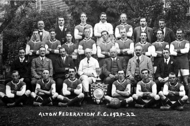 Alton Federation FC's successful 1921/22 side