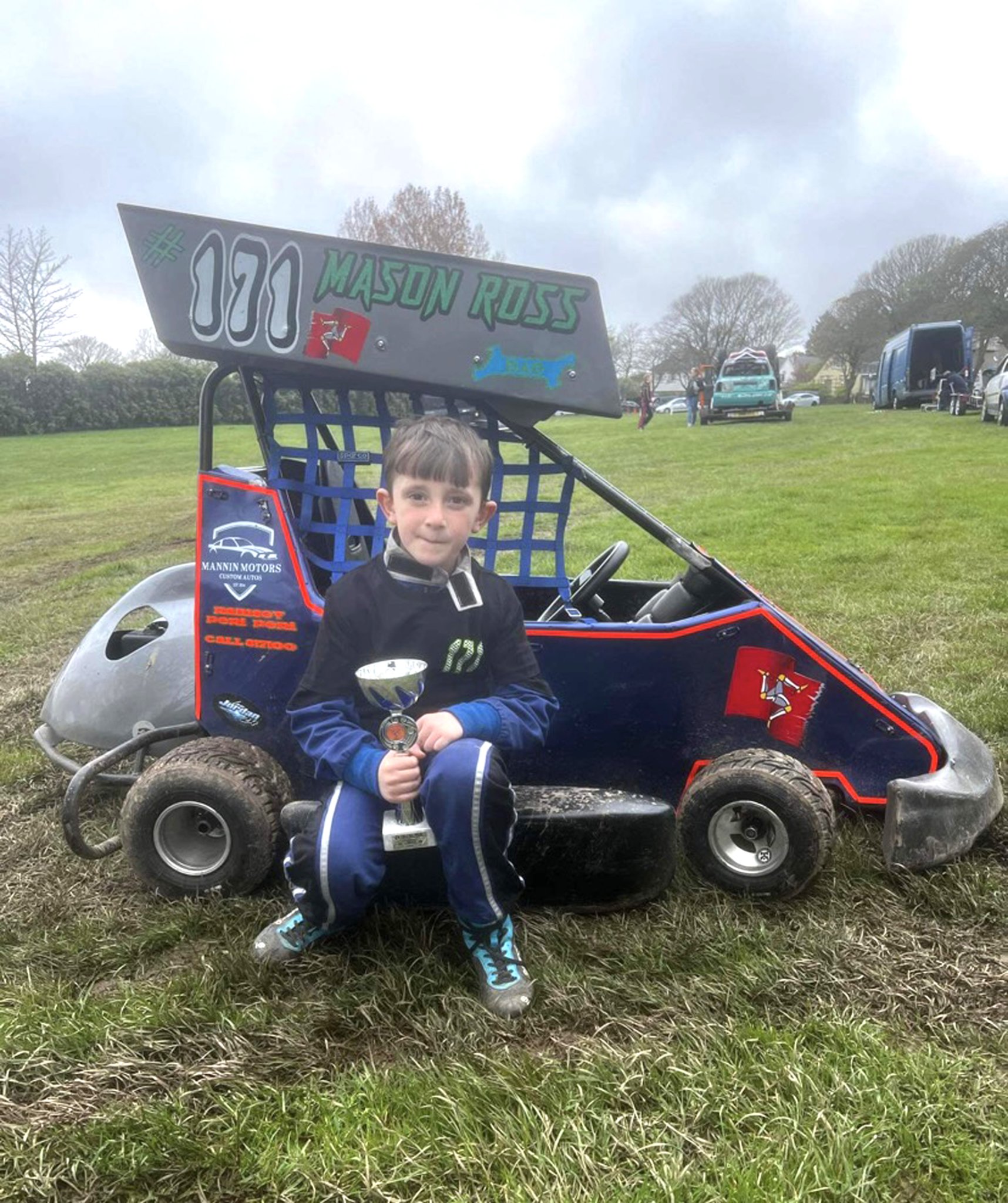 Mason Ross who is heading to the Ninja Kart World Championship which will be held in Lochgelly, Scotland at the end of this week