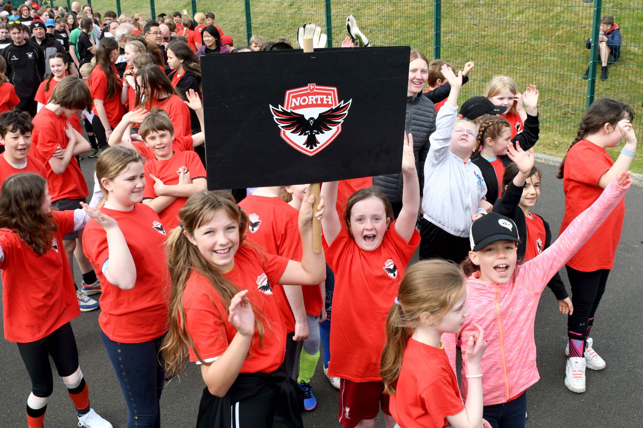 Manx Youth Games 2023 opening ceremony and parade -