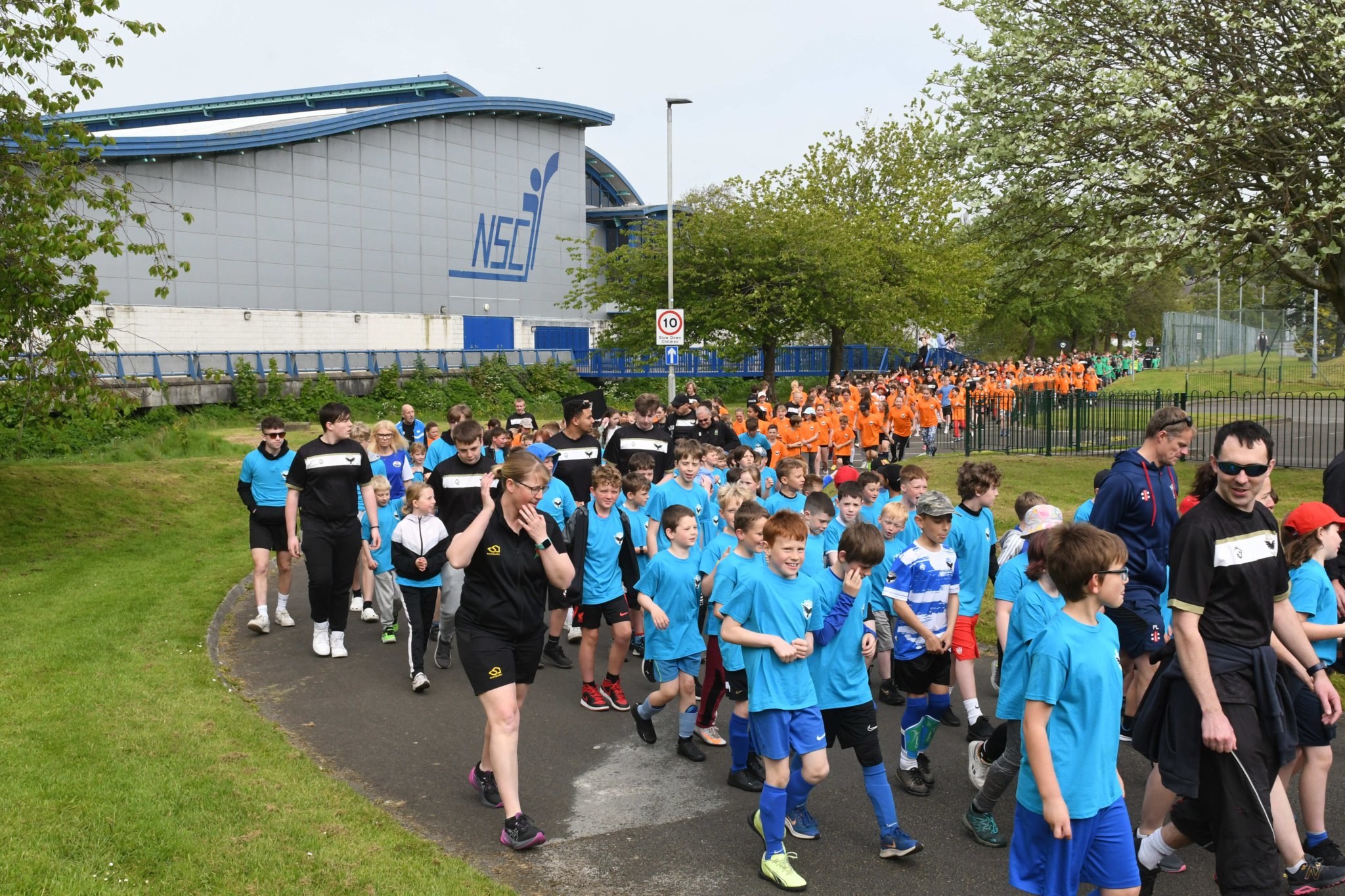 Manx Youth Games 2023 opening ceremony and parade -
