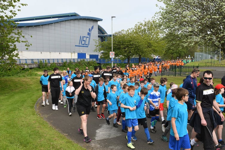 Manx Youth Games 2023 opening ceremony and parade -