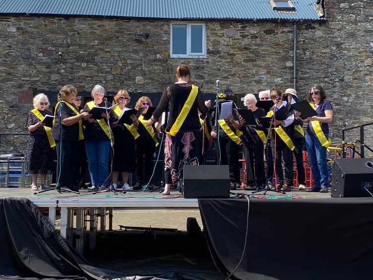 The MayFest singers