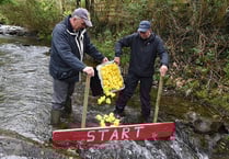 Duck race and fun day brings in £1,720 for Ganolfan Abergynolwyn