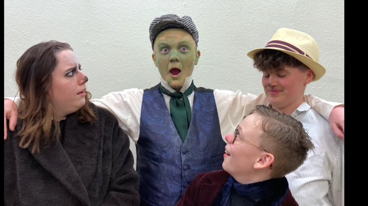CARADON Youth Theatre members in rehearsal for ‘The Wind in the Willows’, which will be staged at Liskeard’s Public Hall over the half term