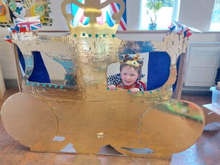 Coronation fun at Busy Bees St Lawrence nursery in Alton