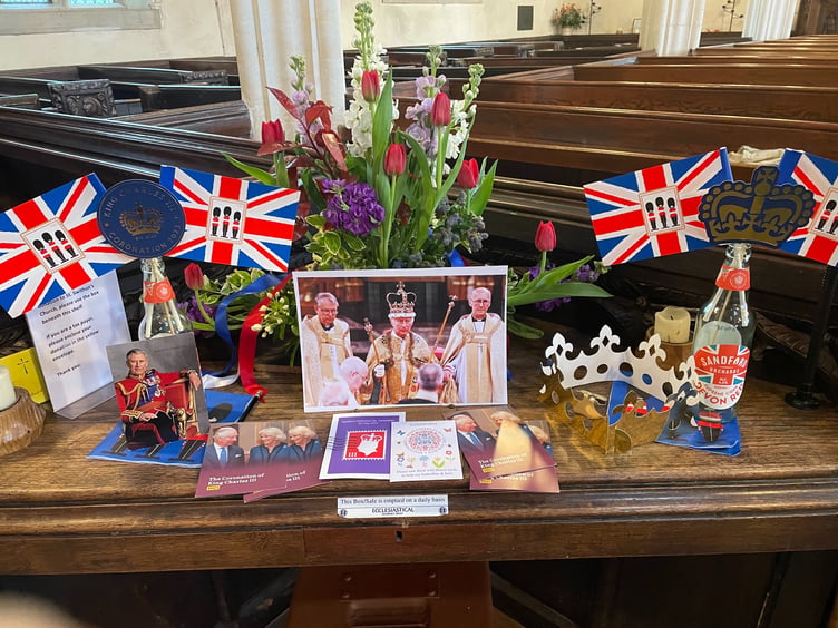 A display in the parish church.