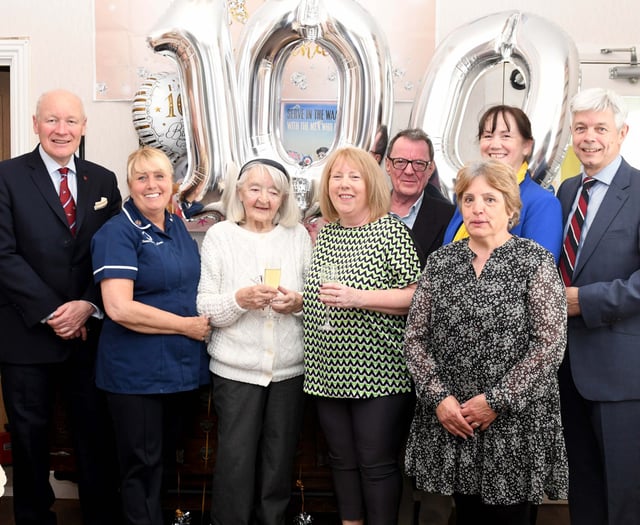 Pat celebrates her 100th birthday
