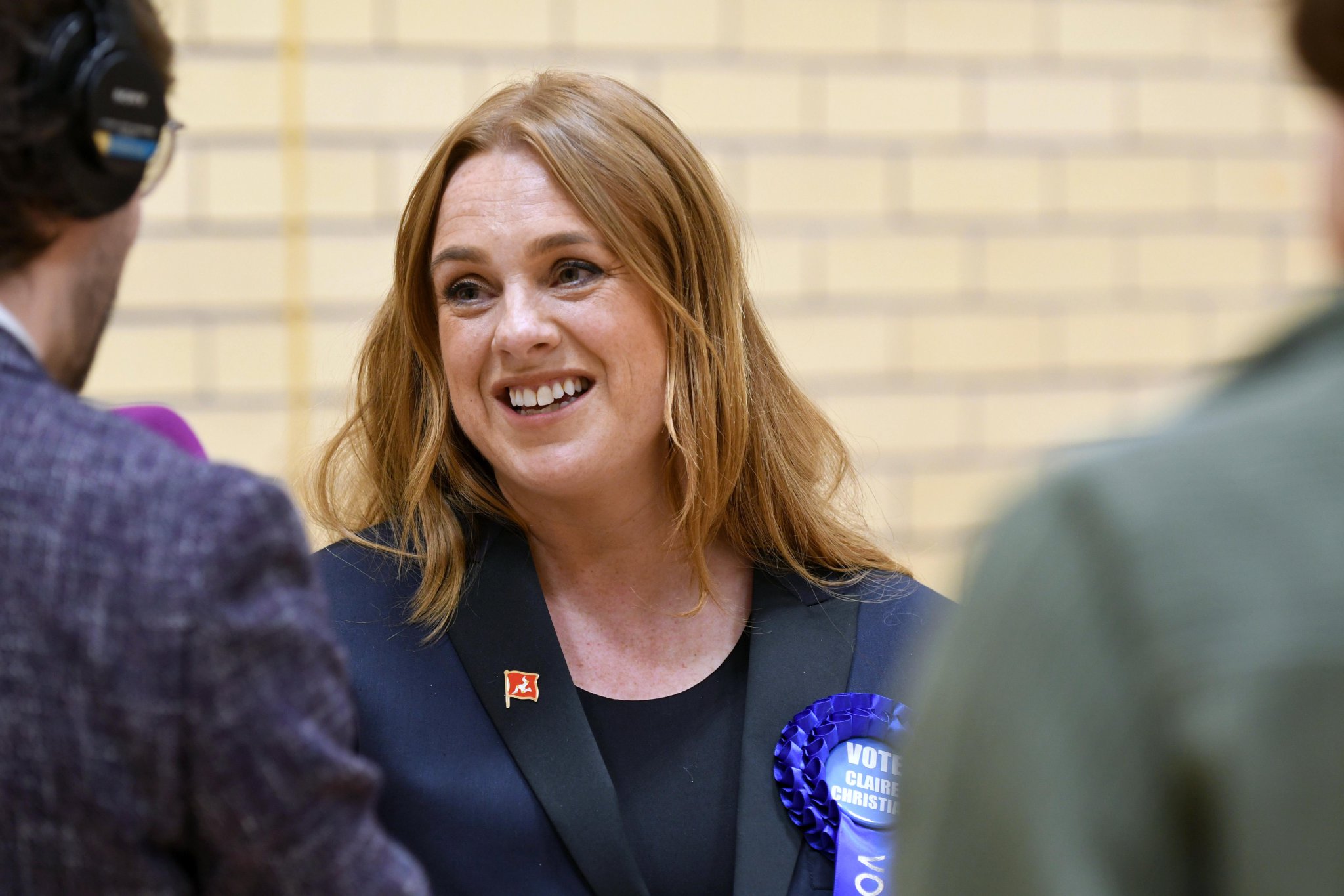 The South Douglas by-election - pictured is Claire Christian