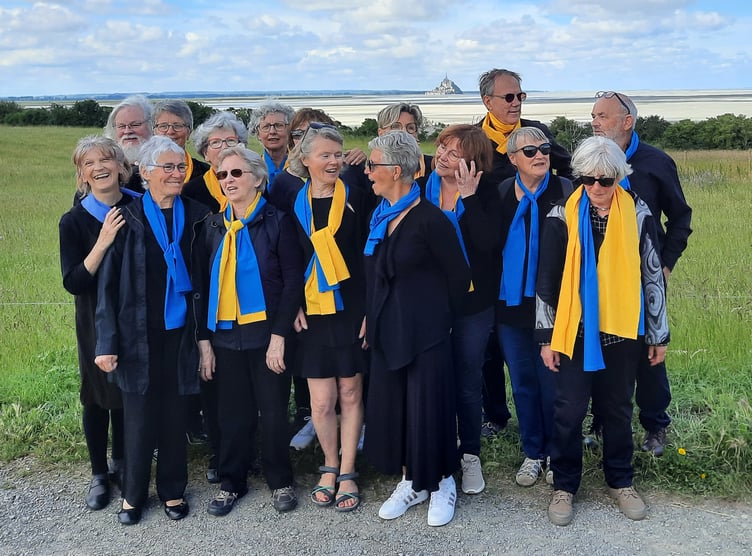 Vocal’In Baie choir at Mont St Michel.
