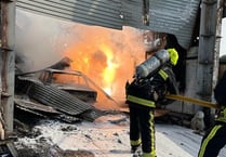 Dramatic pictures released of blaze at industrial units