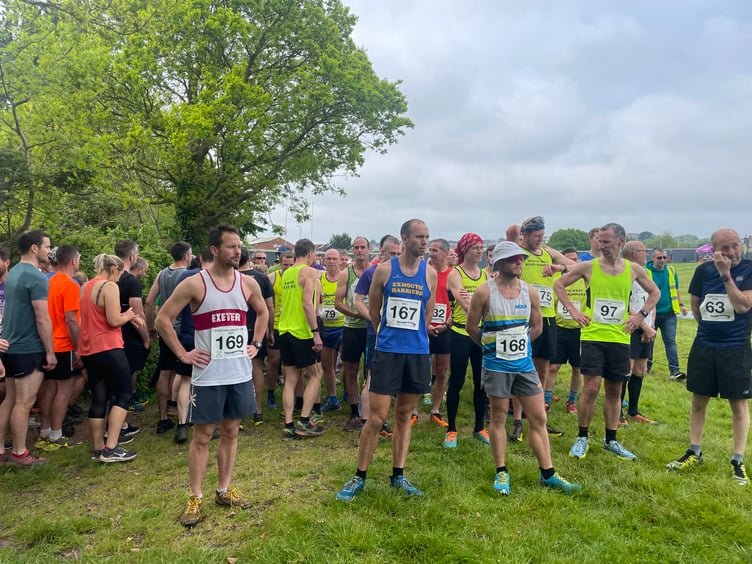 Ready for the start of the Crediton Crunch. AQ 8677