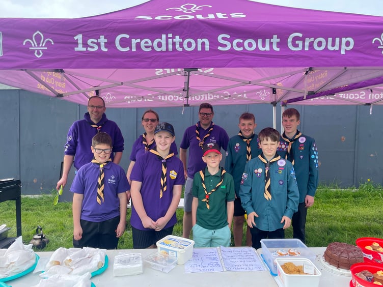 The Scouts who provided refreshments. AQ 8743