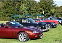 A bumper Jaguar and Lotus line up for vintage car meet