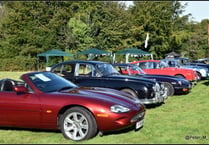 A bumper Jaguar and Lotus line up for vintage car meet