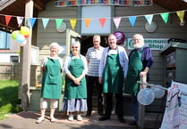 Five years of Cheriton Fitzpaine shop celebrated
