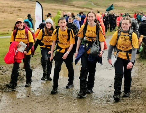 One of the QE Ten Tors teams.