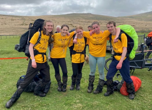 One of the QE Ten Tors teams.