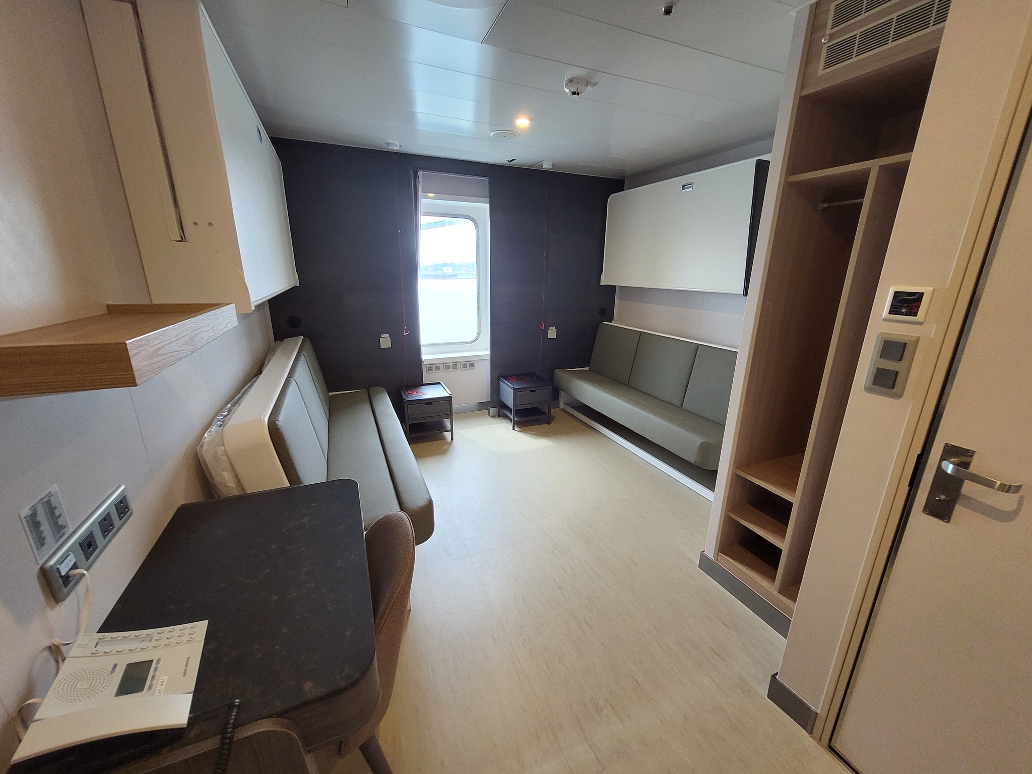 One of the cabins in the Manxman