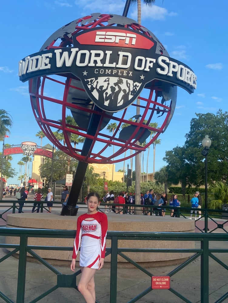 Kayla before the start of the tournament