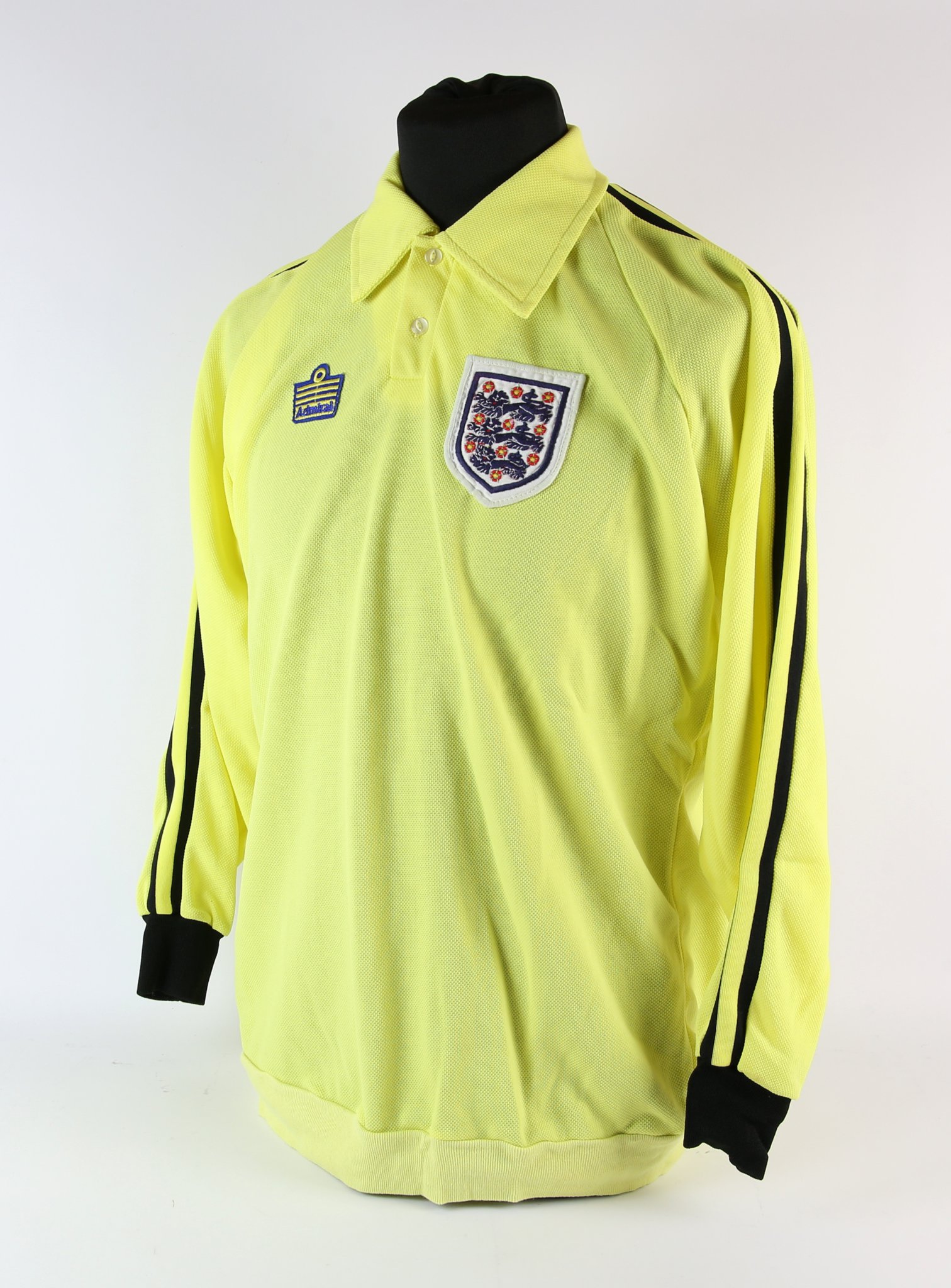 Some of the Peter Shilton memorabilia going under the hammer at Ewbank’s includes his long-sleeve England shirt from the late 1970s, his England shirt worn between 1981 and 1983, and his cap for England’s 0-0 draw with Italy in November 1989.