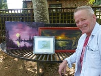 Artist providing paintings and music for Petersfield exhibition