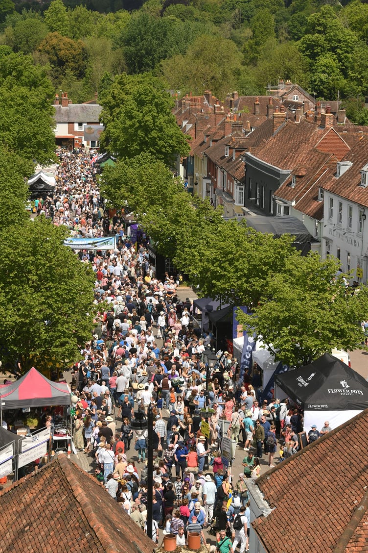Hot weather reigned supreme for this years Watercress Festival held annually in New Alresford, Hampshire, with thousands turning out to enjoy all things watercress in its 20th year